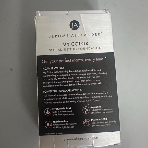 Jerome Alexander My Color Self Adjusting‎ Foundation Skincare Light NEW - Picture 2 of 2